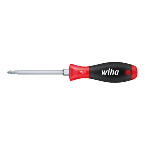 Tournevis Wiha SoftFinish Pozidriv, avec lame hexagonale