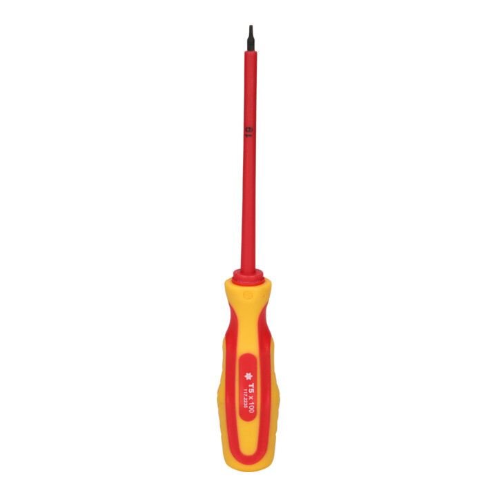 Tournevis KS Tools avec isolation de protection pour l'intérieur des vis TX, T5