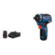 Tournevis sans fil Bosch GSR 12V-35 HX : 2 x batterie GBA 12V 3.0Ah, chargeur rapide-2