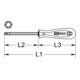 KS Tools BERYLLLIUMplus Tournevis pour vis à six pans creux, avec tête sphérique-3
