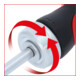 Tournevis tom pouce à cliquet KS Tools 1/4" 6 en 1-2