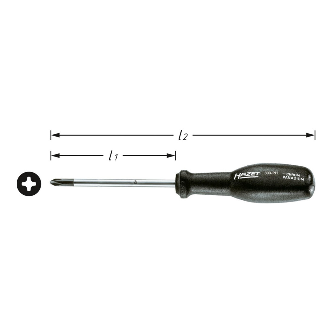 Tournevis Phillips trinamique HAZET 803