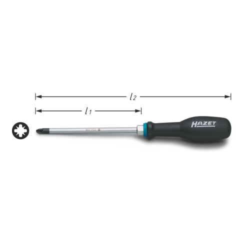 HAZET tournevis trinamique Pozidriv 803