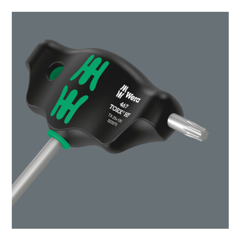 Wera 467 Tournevis TORX HF à manche transversal avec fonction de retenue