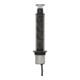 Tower Power USB-Charger stekkerdoos 3-voudig met 2 USB-laadstekkerdozen 2m H05VV-F 3G1,5, inschuifbaar in tafelblad