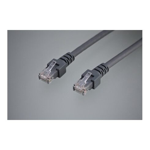 Tower Power USB-Charger und LAN Tischsteckdosenleiste 3-fach 2xLAN-RJ45, 2xUSB, 2m H05VV-F 3G1,5 silber/schwarz