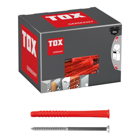 TOX Allzweck-Langdübel Constructor 10x160 mm + Schraube