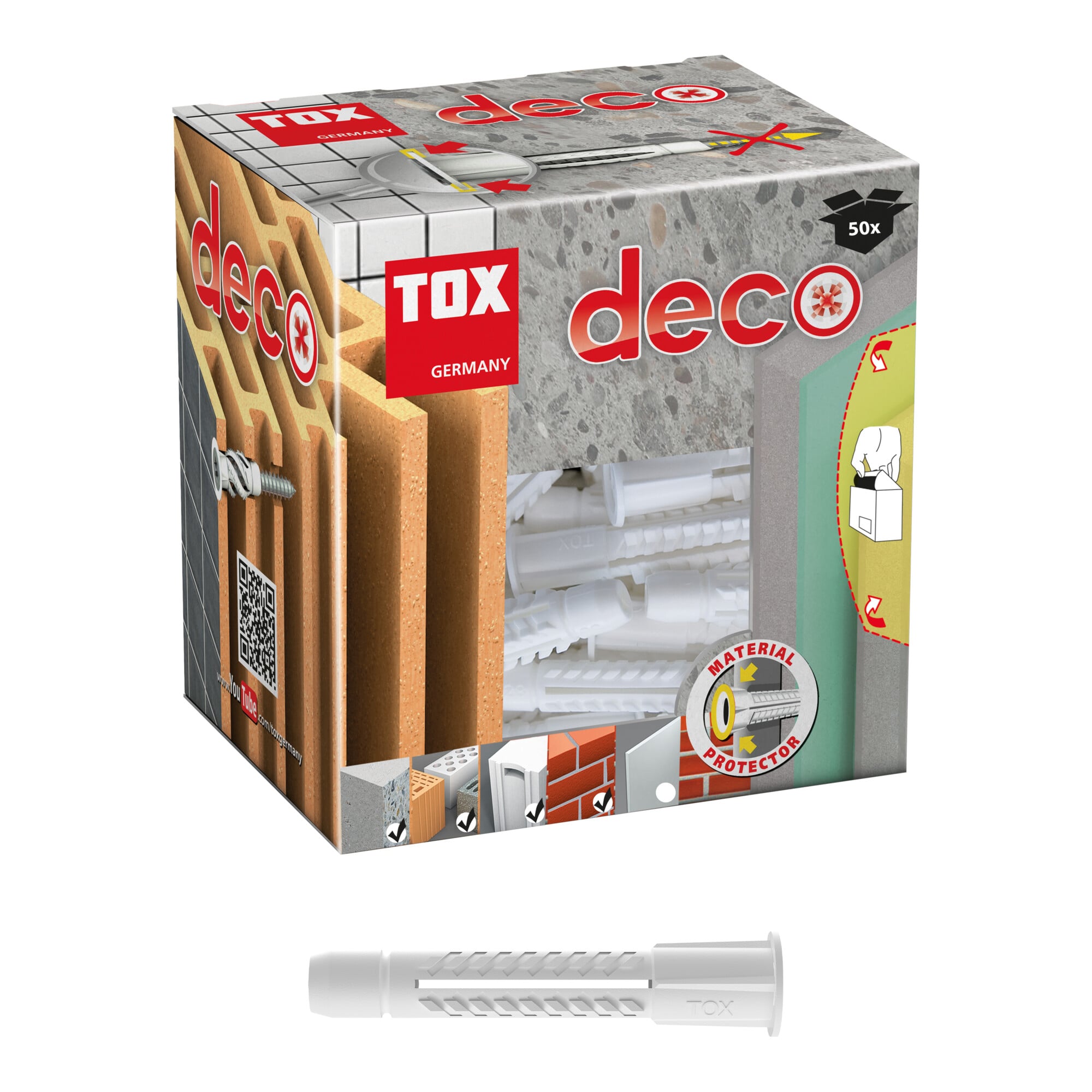 TOX Allzweckdübel Deco 10x66 mm