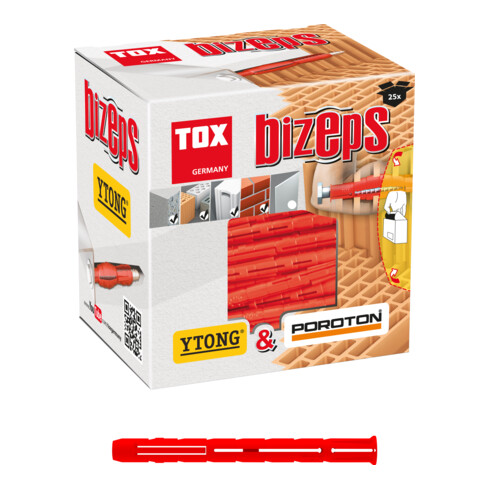 TOX Cheville à expansion parallèle biceps