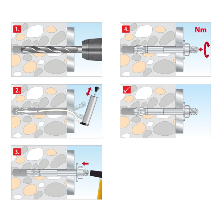 TOX Bolzenanker S-Fix Plus M12x180/88+103 mm
