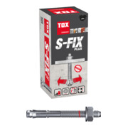 TOX Cheville à boulon S-Fix Plus M12x220/128+143 mm