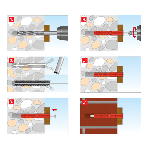 TOX Cheville à cadre pour façade Fassad SK