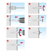 TOX cheville pour isolation avec bit Thermo Vario-5