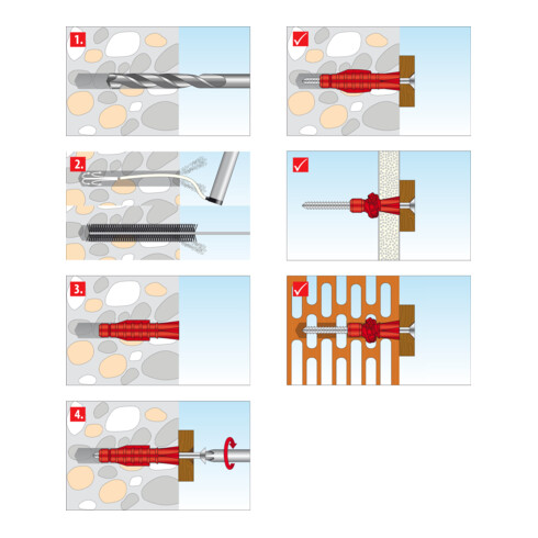 TOX Cheville universelle Tri 14/75