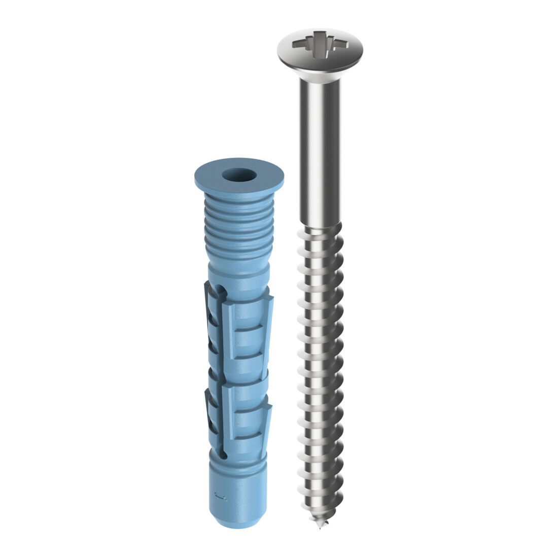 TOX Chevilles à usage général Aqua Stop Pro 6x38 mm + vis en boîte ronde