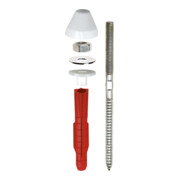 TOX Fixation urinoir et lavabo Piss-Fix XL M10 blanc