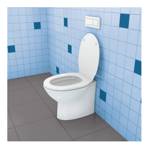 TOX Fixation WC sur pied blanc