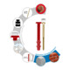 TOX Fixation WC sur pied Toilet XL Cap blanc-4