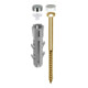 TOX Fixation WC sur pied Toilette blanc/chrome-2
