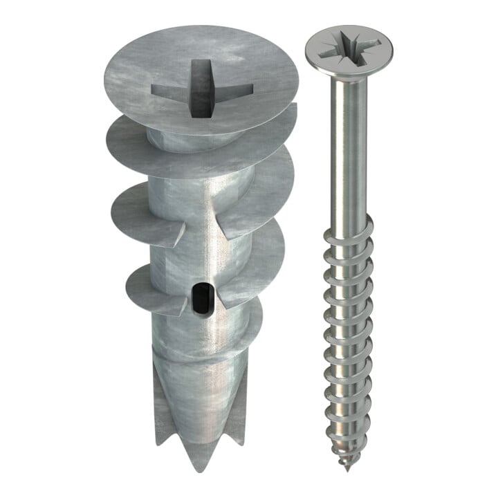 TOX Gipskartondübel Spiral Plus 37-4 + Schraube