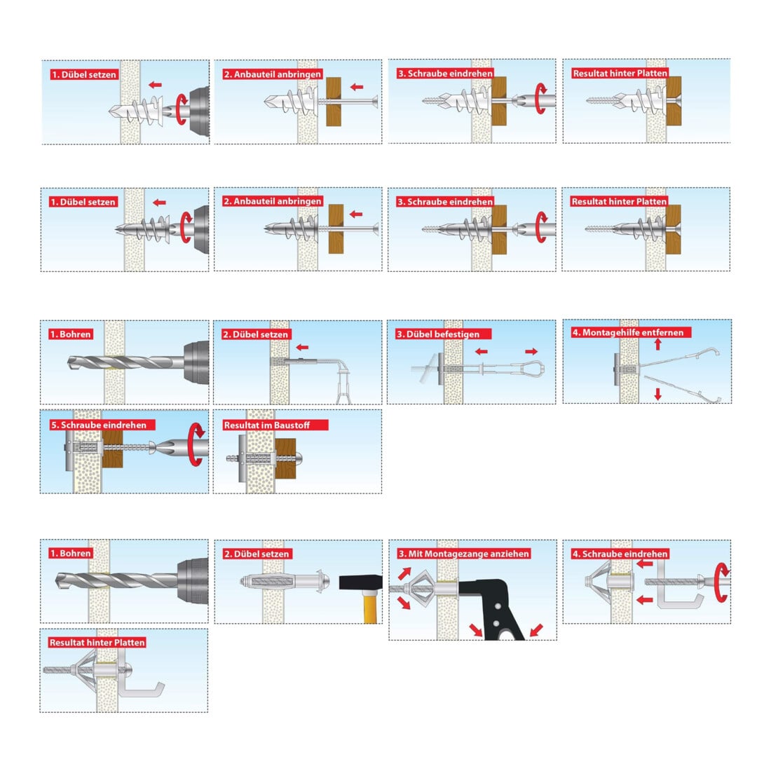TOX Hohlraumdübel - Sortiment Indoor Box Pro 68 tlg.