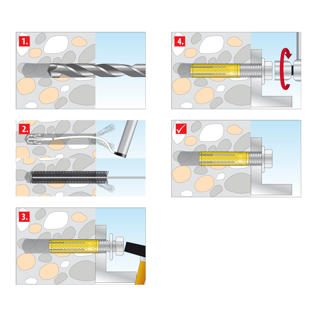TOX Messing Spreizdübel