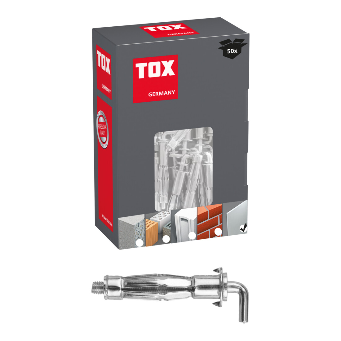 TOX Metall-Hakendübel Pirat Skippi-L M5x37 mm