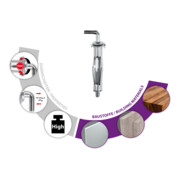 TOX Metall-Hakendübel Pirat Skippi-L M5x37 mm-4