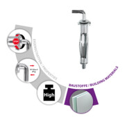 TOX Metall-Hakendübel Pirat Skippi-L M6x65 mm-4
