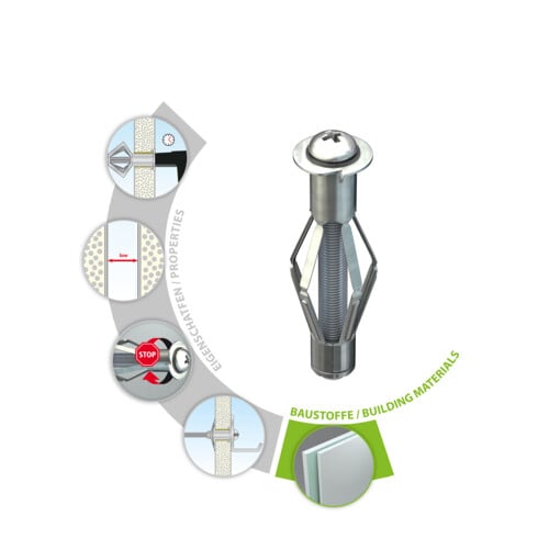 TOX Metall-Hohlraumdübel Acrobat