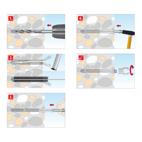 TOX Nageldübel Attack Plus 6x40 mm