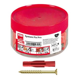 TOX Parkett- & Regalschienenbefestigung System Fix Pro 6x36 mm