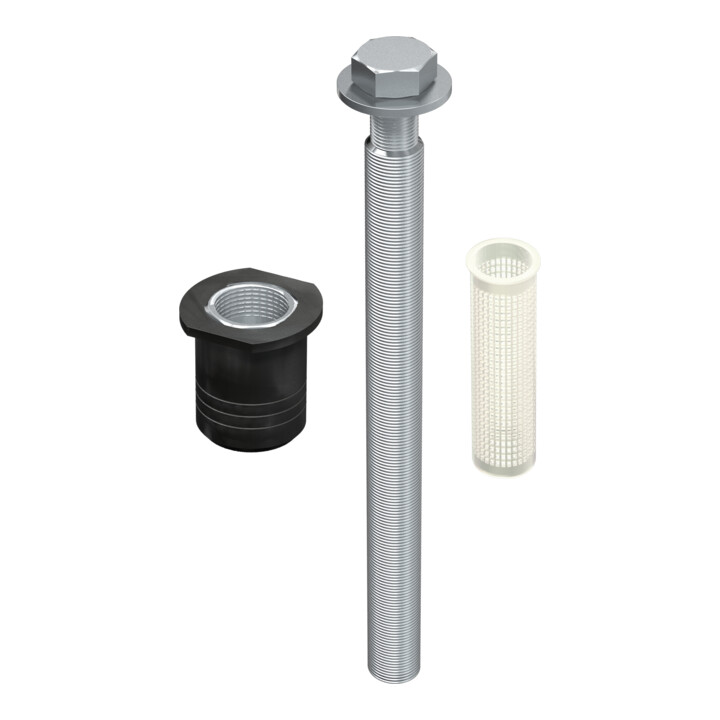 TOX Schwerlast-Montagesystem Thermo Proof Plus M16x300 mm  IG M10 & M12 / Klemmstärke: 220 mm