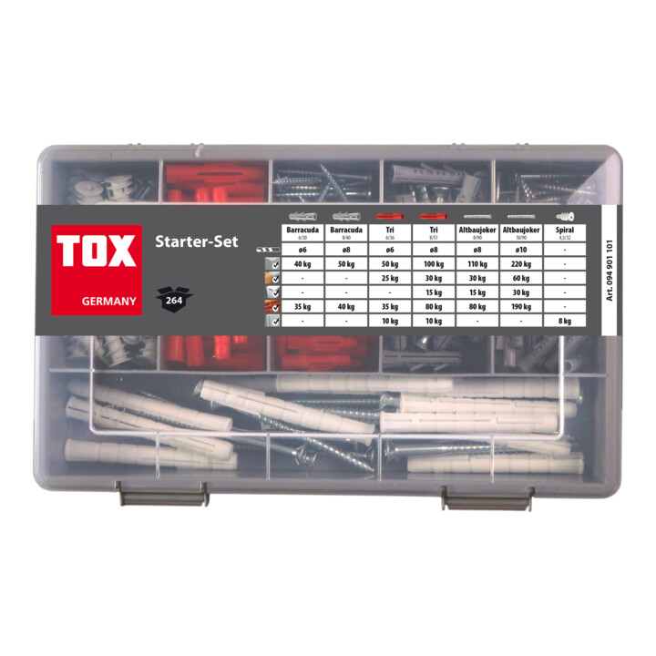 TOX Standard-Sortiment Starter Set 264 tlg.