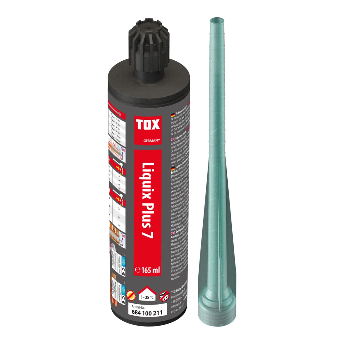 TOX Verbundmörtel Liquix Plus 7 styrolfrei 165 ml
