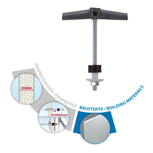 TOX Waschtischbefestigung Oase Spagat M10