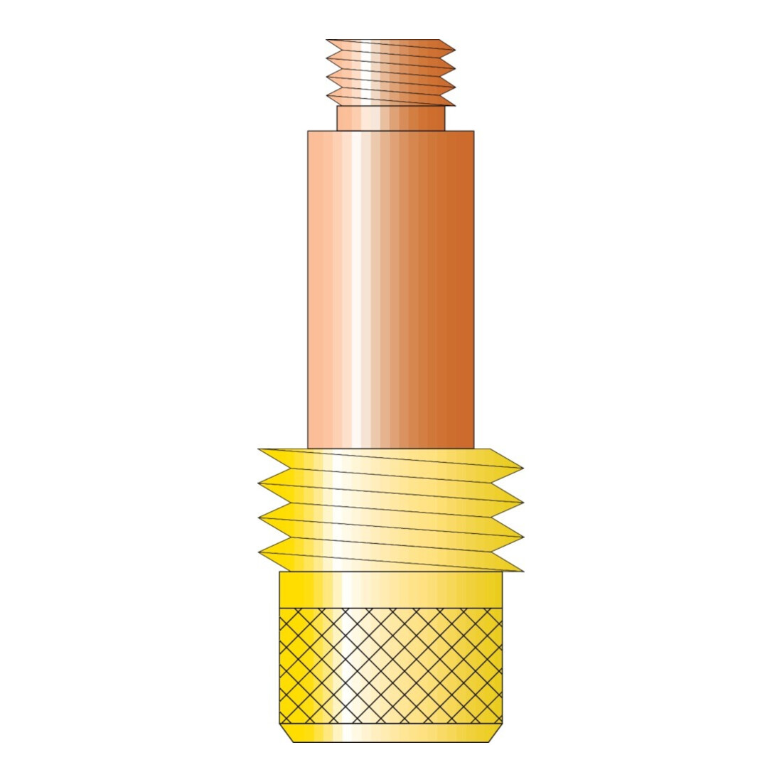 TRAFIMET Corps de douille de serrage Buse gaz Ø4,0,45V28