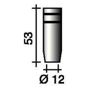Trafimet Gasdüse kon.12mm für ERGOPLUS 15