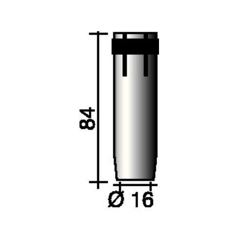 Trafimet Gasdüse kon.16mm für Brenner ERGOPLUS 36