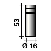 Trafimet Gasdüse zyl.16mm für ERGOPLUS 15