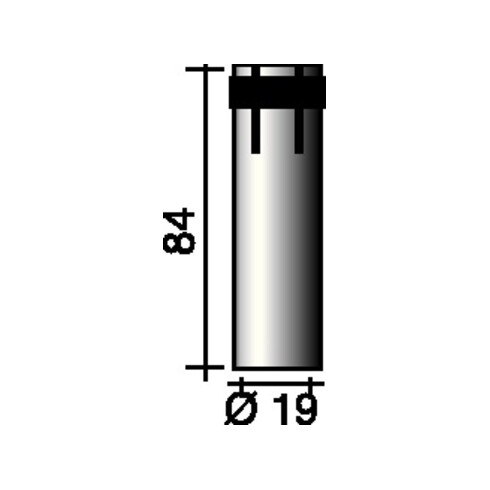 Trafimet Gasdüse zyl.19mm für Brenner ERGOPLUS 36