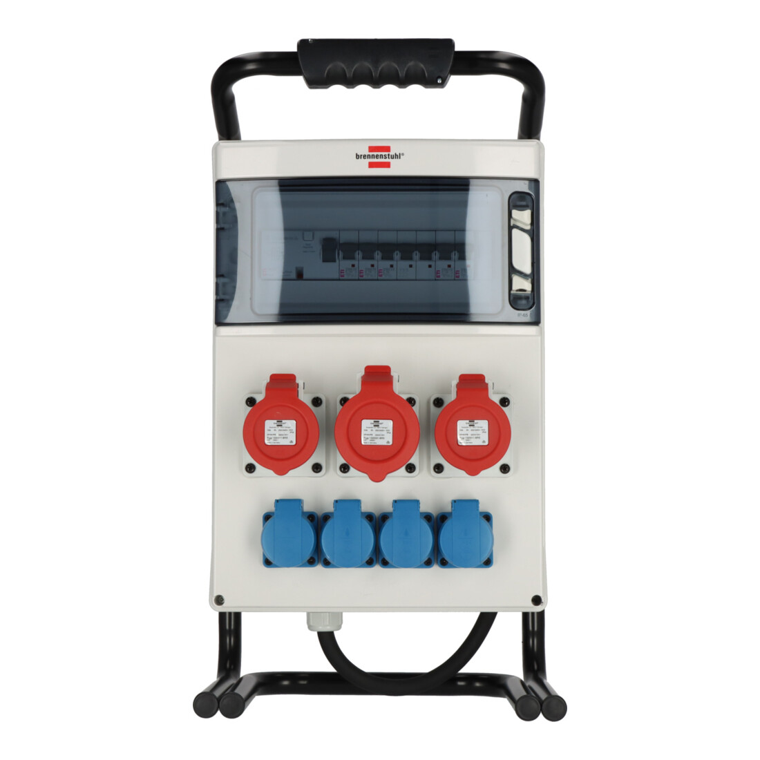 Tragbarer Stromverteiler BSV 4 IP44 2m H07RN-F5G4,0 1x32A + 2x16A