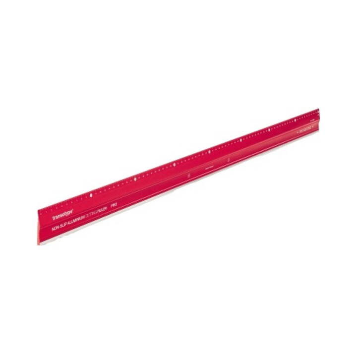 transotype Schneidelineal PRO 17808006 80x5cm Aluminium rot