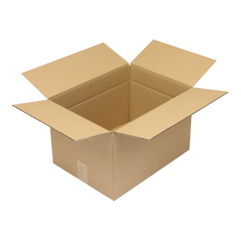 TransPak Carton simple cannelure, VE25, 400x300x250mm, Q.1.2