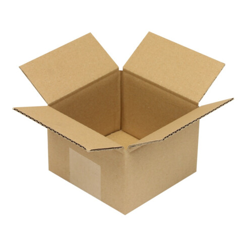 TransPak Carton simple cannelure, VE50, 120x120x80mm, Q.1.2