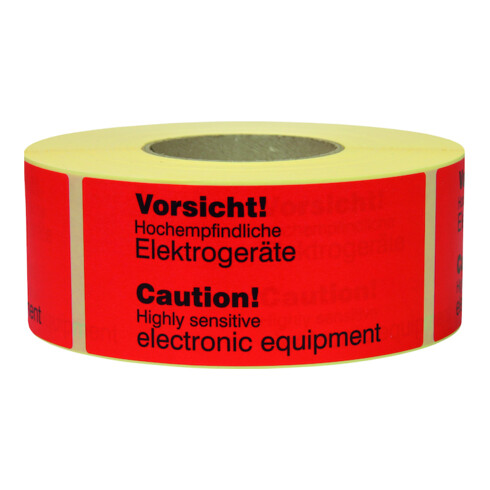 TransPak Étiquettes d'avertissement Sensitives électroniques