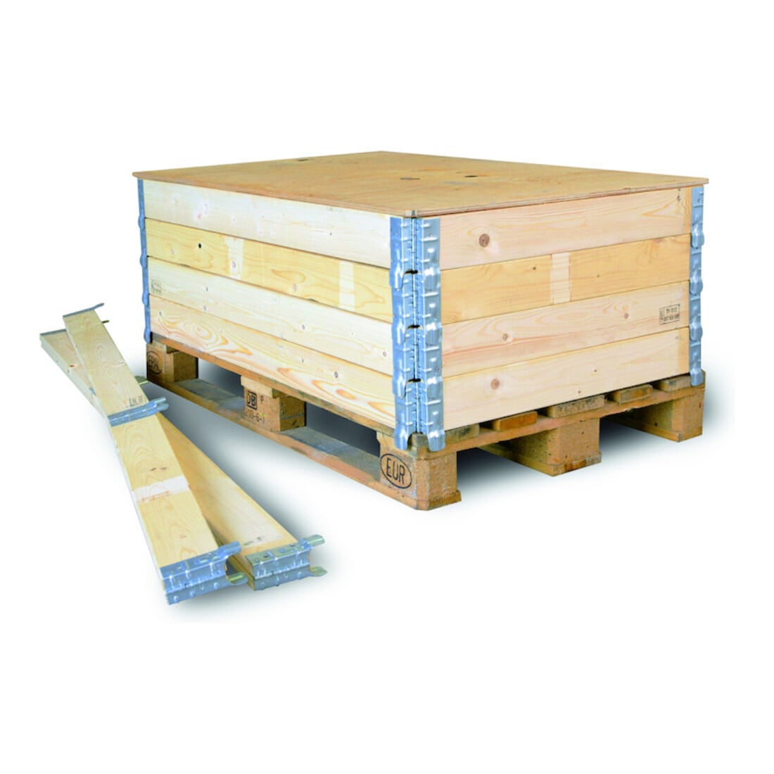TransPak Holzaufsatzrahmen 1200x800x200mm 1.000 Stk/Rolle mit IPPC Stempel