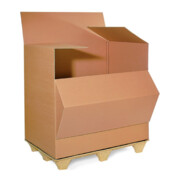 TransPak Palettencon. 2 niveaux, VE10 1180x780x1065mm, Q 2.4BC