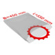 TransPak PE-Flachbeutel,VE500, 450x550mm, 50my, transparent -1