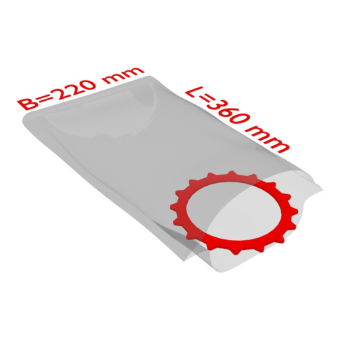 TransPak Sac plat PE, VE1000, 220x360mm, 50µ, transparent